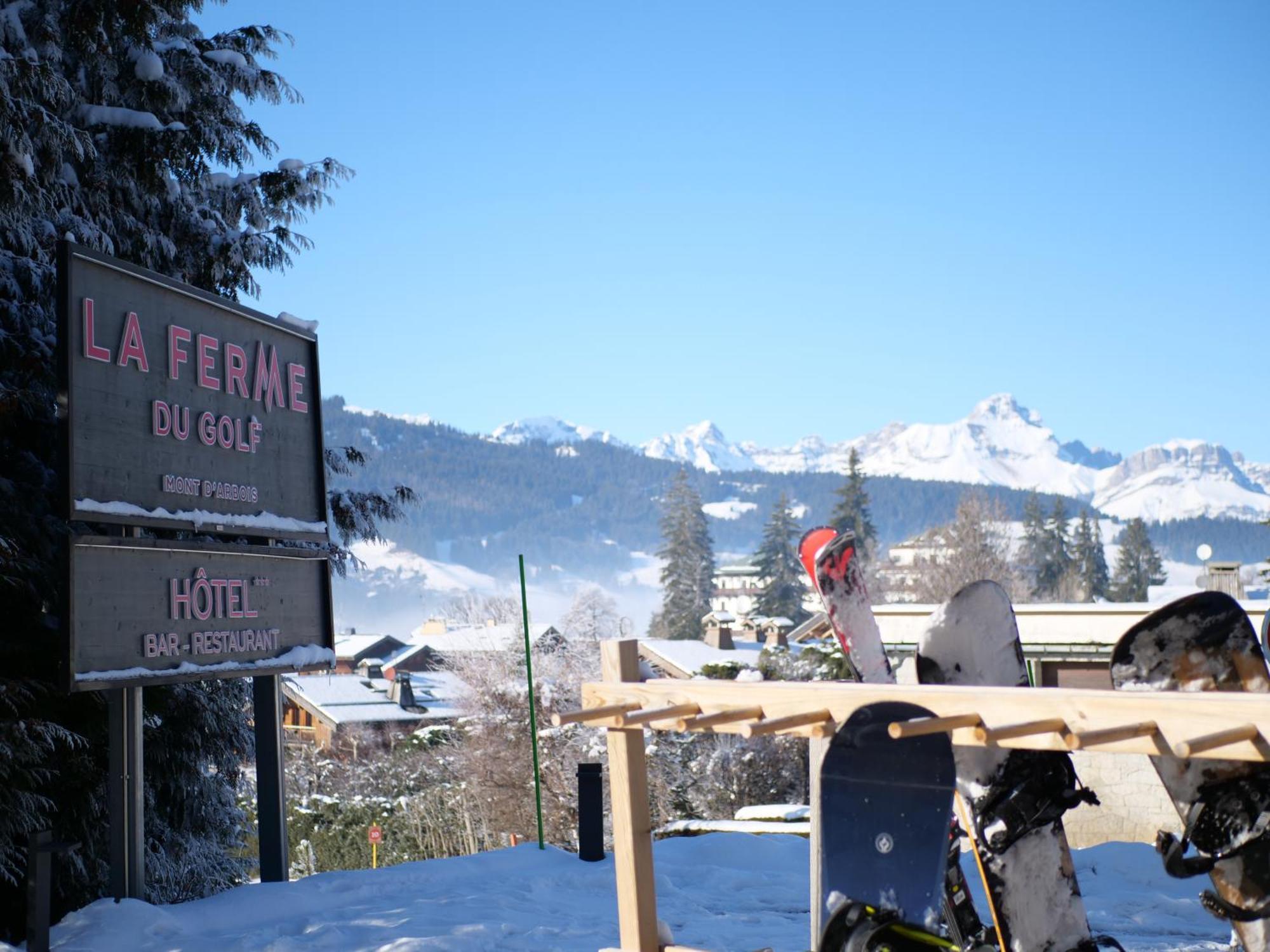 La Ferme Du Golf Hotell Megève Eksteriør bilde
