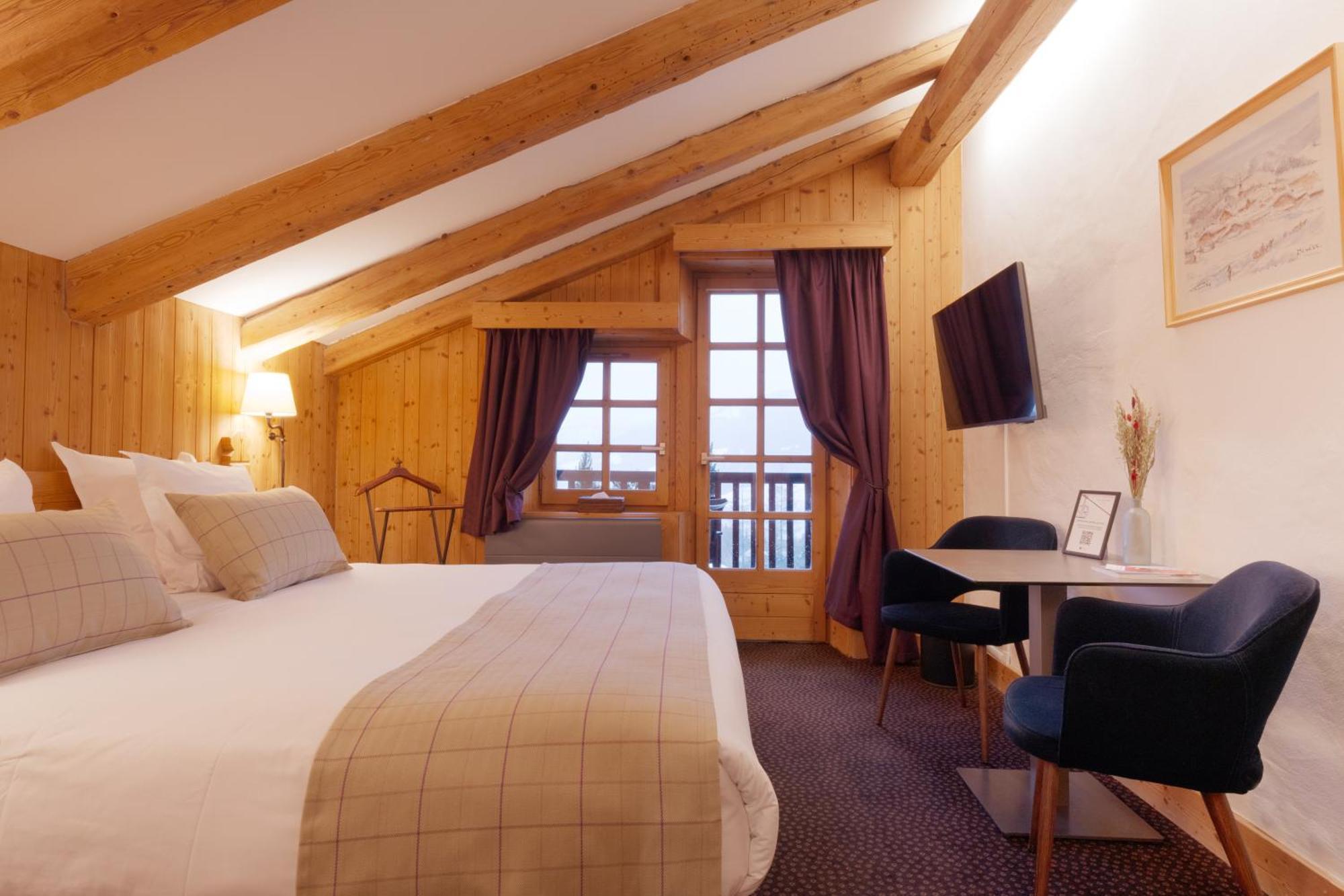 La Ferme Du Golf Hotell Megève Rom bilde