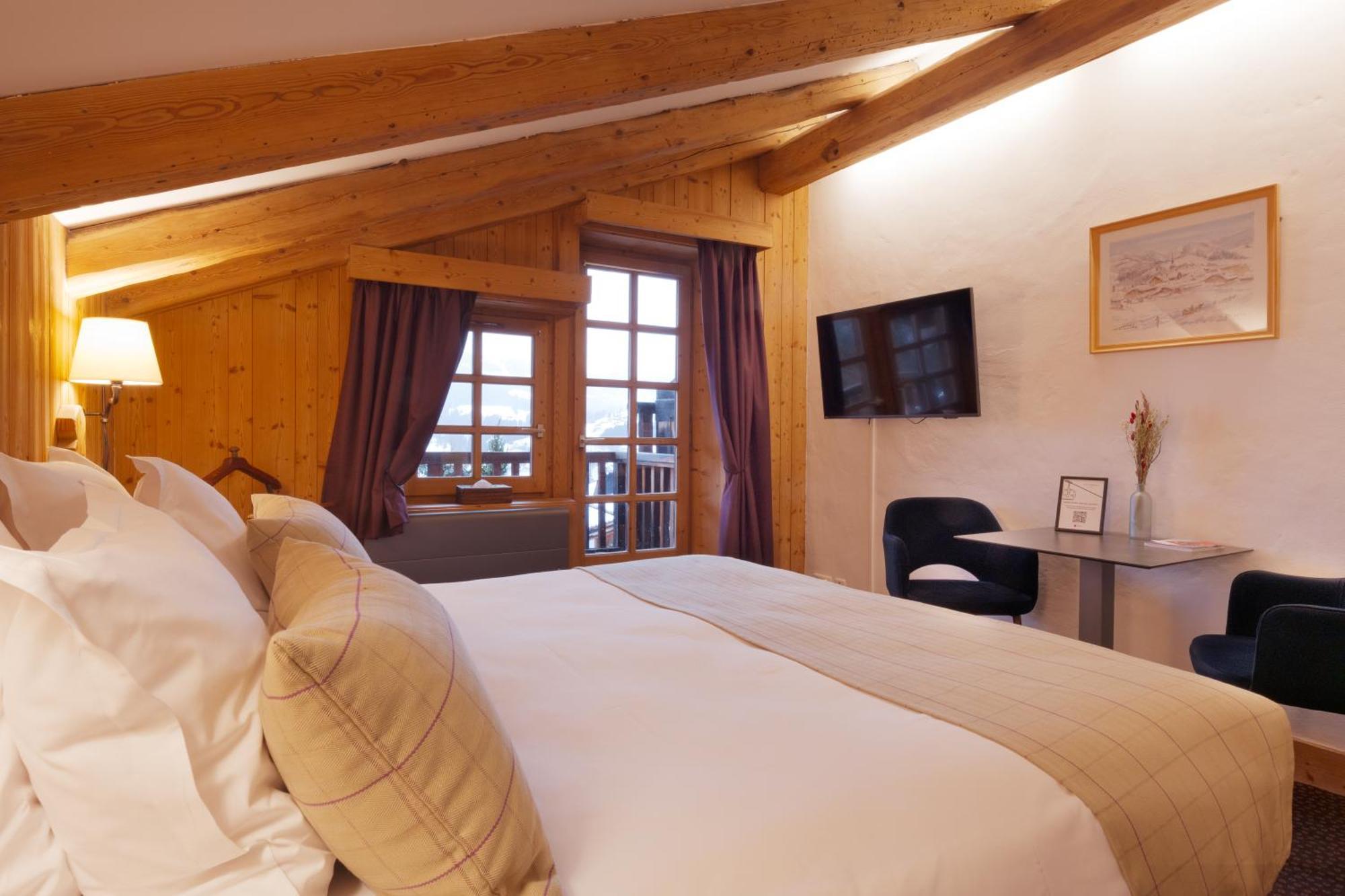 La Ferme Du Golf Hotell Megève Rom bilde