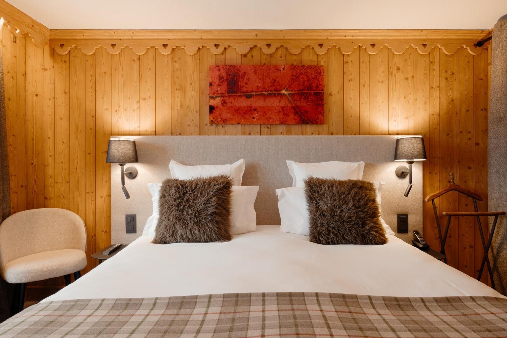 La Ferme Du Golf Hotell Megève Rom bilde