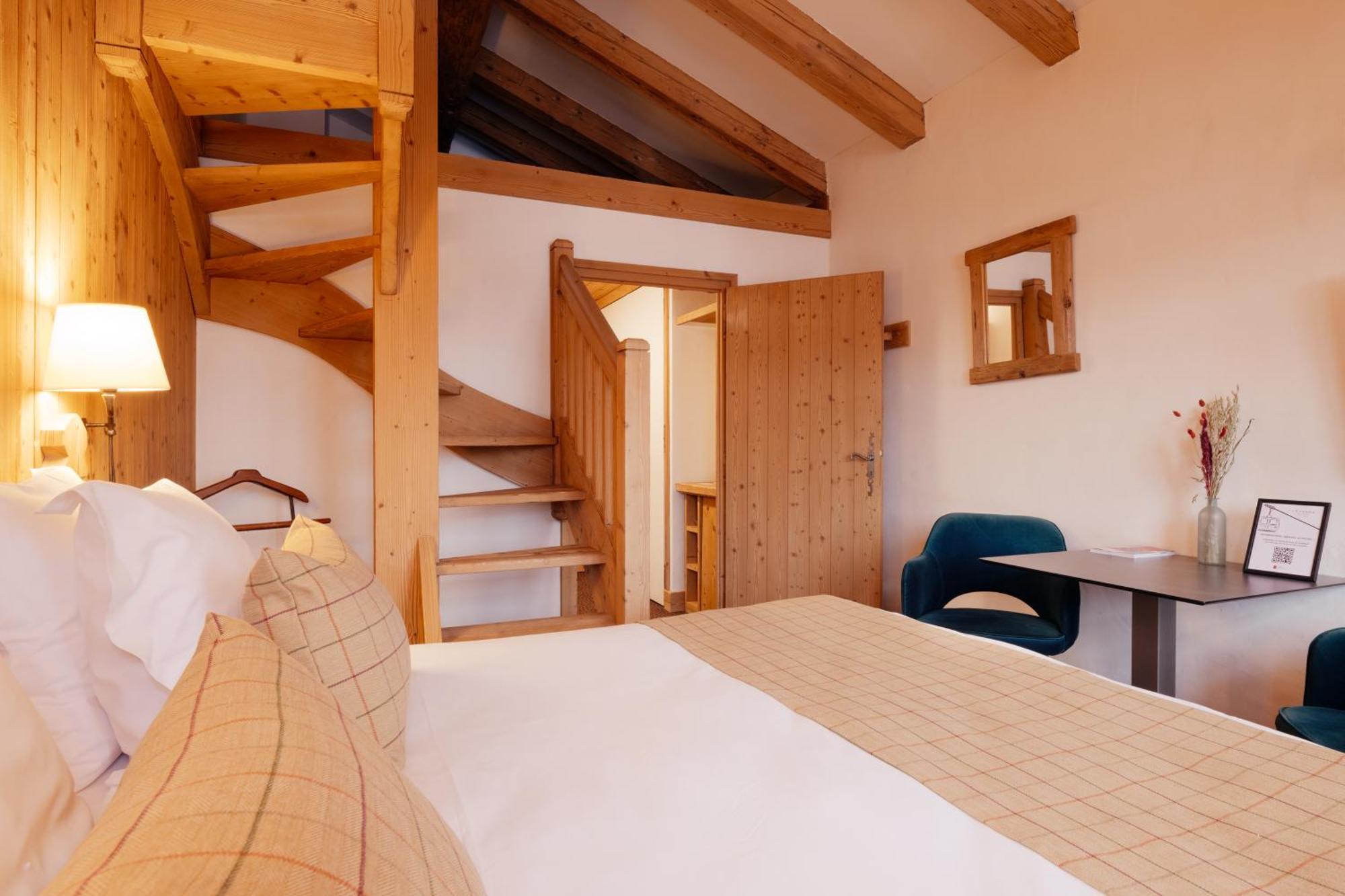 La Ferme Du Golf Hotell Megève Rom bilde